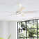 44" Erling 5 - Blade Ceiling Fan with LED Light Kit and Pull Chain