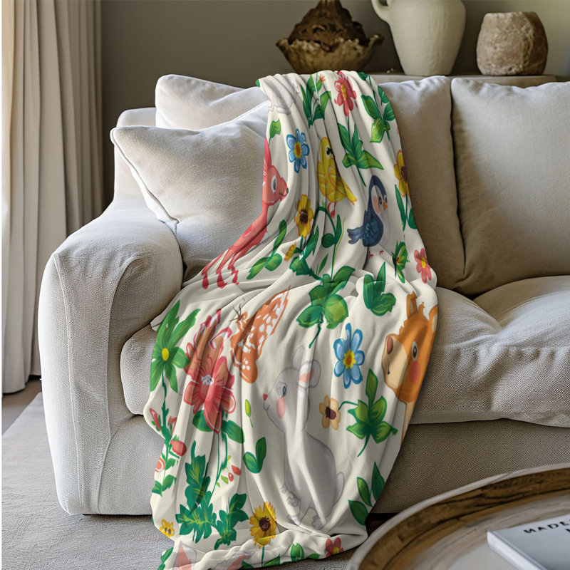Vernal Creatures - 1 pièce Sherpa Premium, Grand lit
