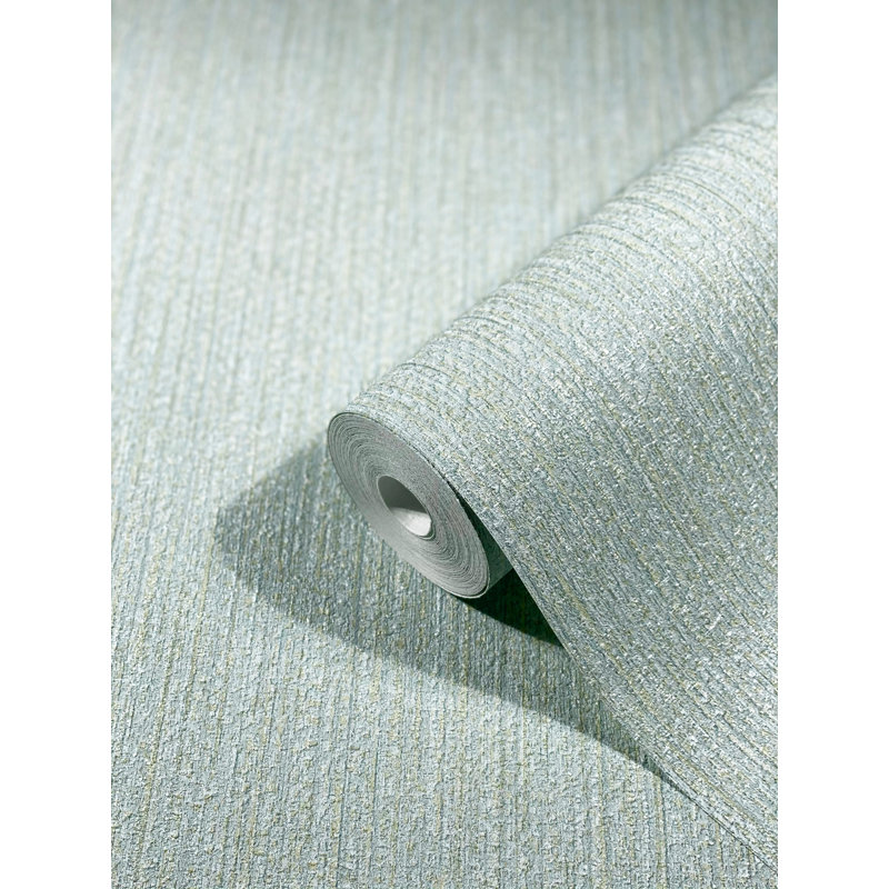 Aegon The New Textures Book Vertical Weave Design Wallpaper Roll, Green