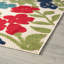 Tapis d'extérieur résistants à l'eau à motif floral tissés à plat pour patio, terrasse, porche ou entrée-578057280