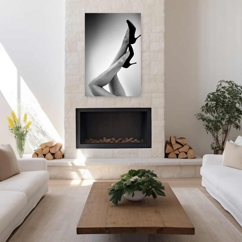 Fashion Red 3, art contemporain, H 48 po x l 32 po