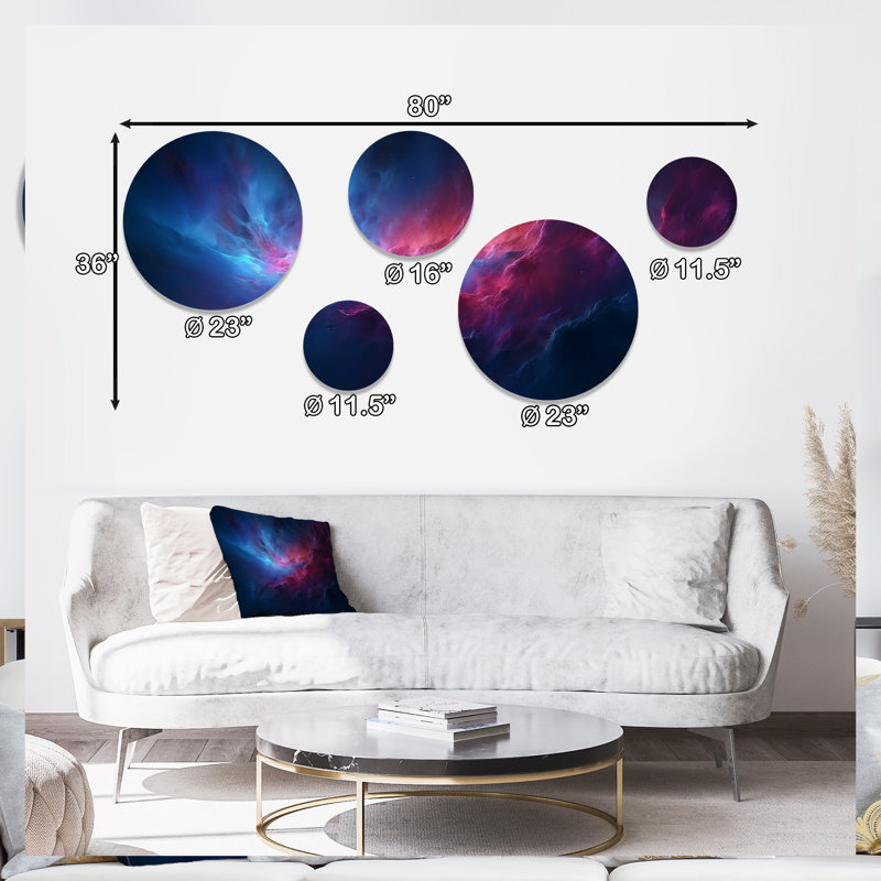 Abstract Wall Decor on Metal