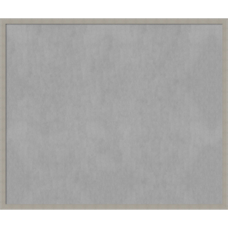 Tableau magnétique en métal Woodgrain, 42" H x 50" W