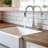High Arc Single Handle Stainless Steel Kitchen Faucets with Pull Down Sprayer