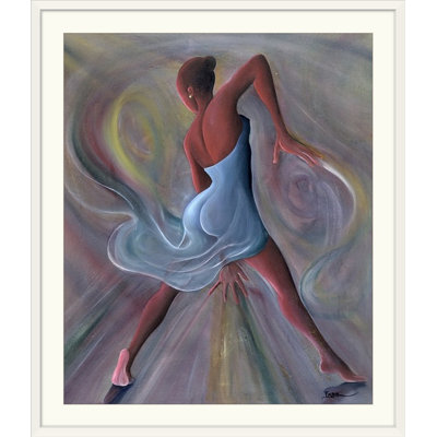 " Blue Dress " Oil Print