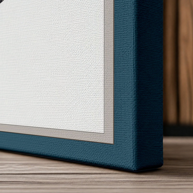 Print, 36x24 - 91.4 x 61.0 cm, Teal Border