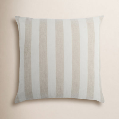 Zaire 26" x 26" Linen Throw Pillow