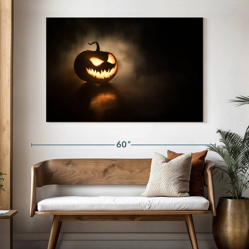 Sinister Jack O Lantern, 34" H x 51" W