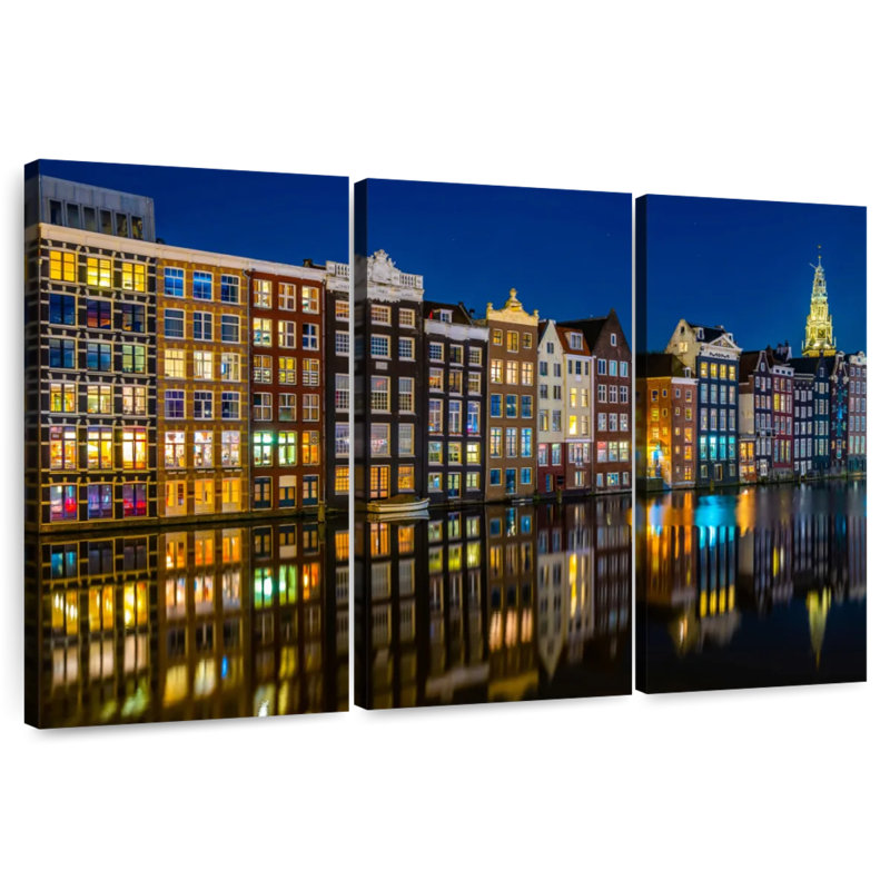 Sireci Amsterdam Reflections, 28" H x 45" W