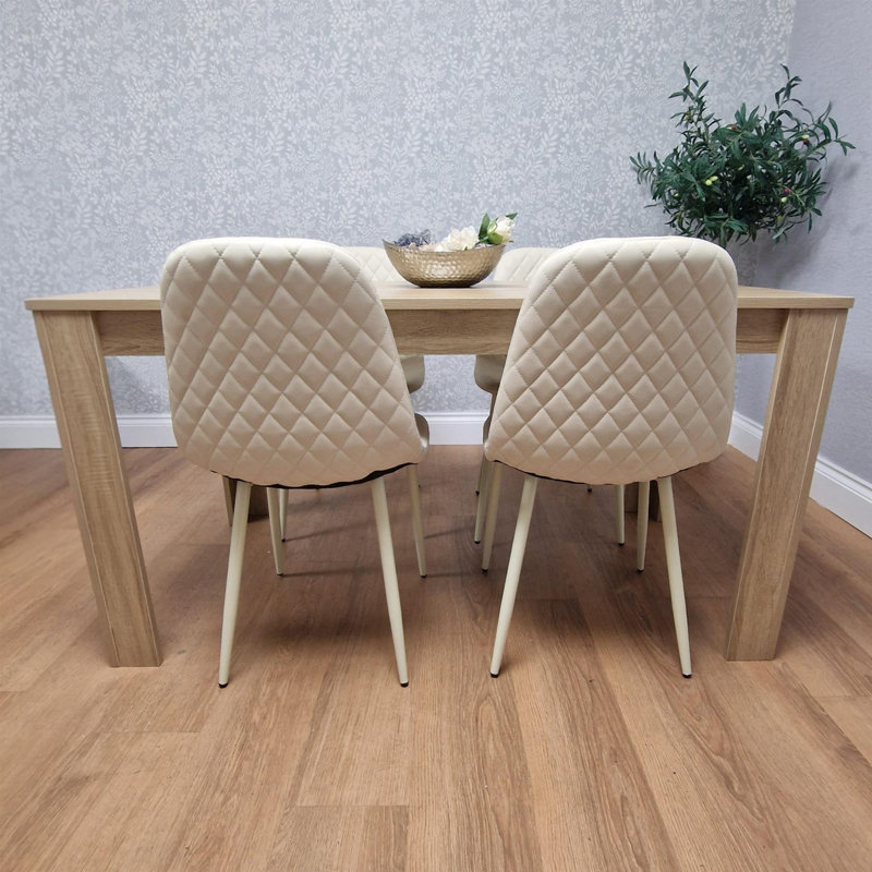 4 - Person Dining Set, Cream