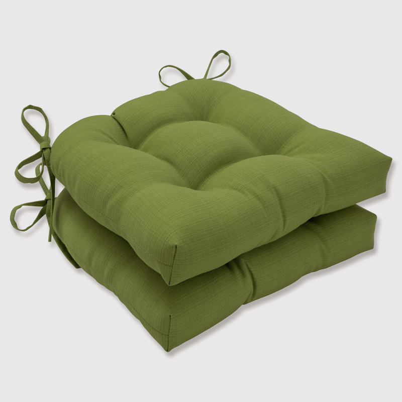 Renel Outdoor Chair Pad, 16" W, Green