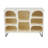 Thamanna 8-Shelf Bookcase Shelving Unit with Black Metal Legs
