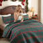 Ensemble de courtepointe de Noël, courtepointe en microfibre douce, couvre-lit léger pour l'hiver-119463797-119463801