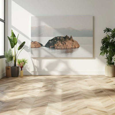 Solitude Serenade, Large Canvas Print