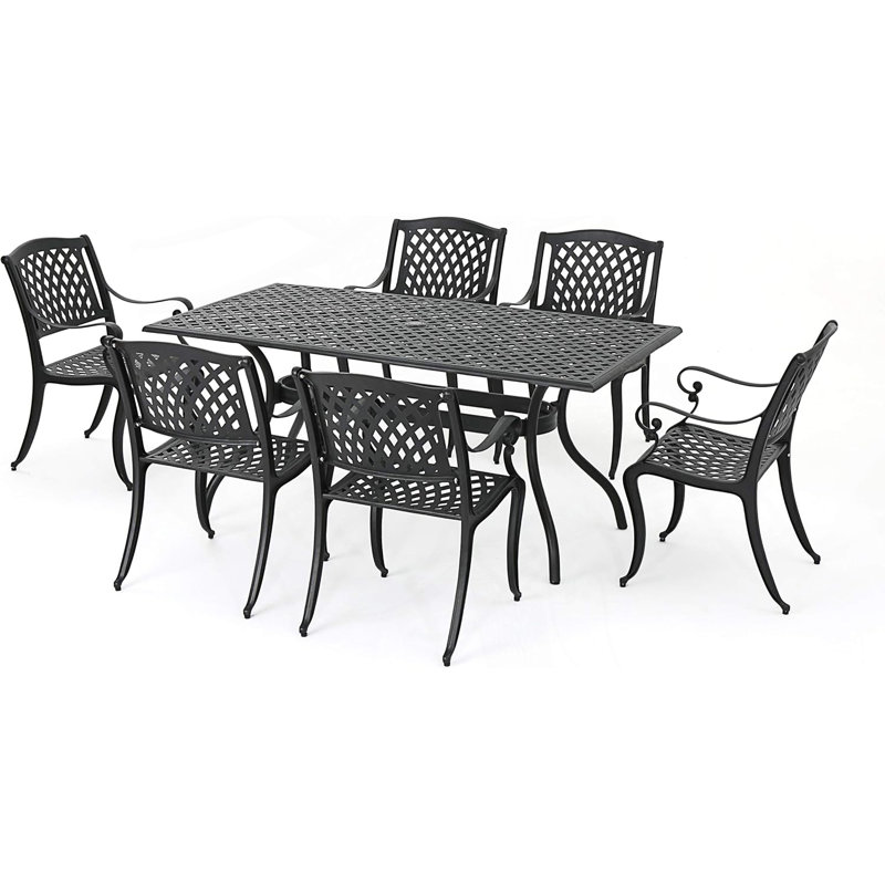 Rectangular 6 - Person Dining Set