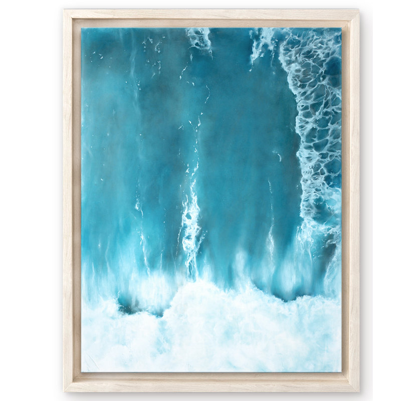 Coastal Retreat Underwater Clouds I by  - Floater Frame Print on Canvas, 20" H x 16" W x 2.5" D