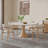 Nordic style solid wood round table-106387362