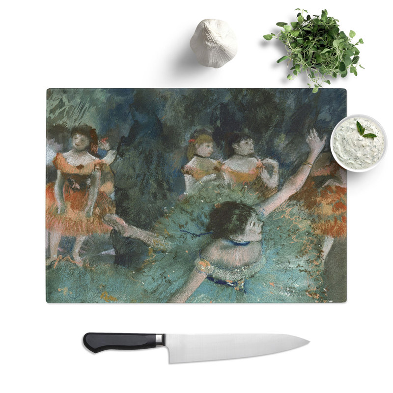Ballet Ballerina Dancers by Edgar Degas Chopping Board, 0.4cm H x 28.5cm W x 39cm L