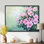 Printemps symphonie de fleurs violettes - art mural de salon Violettes