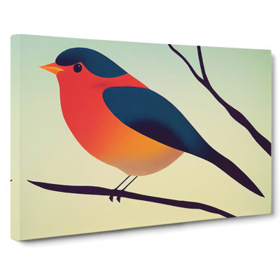 Select Robin Bird - Wrapped Canvas