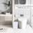 Bathroom Accessories Set 6 Piece Bamboo Bath Ensemble Includes Soap Dispenser, Toothbrush Holder, Toothbrush Cup, Soap Dish For Decorative Countertop And Housewarming Gift-1480732122