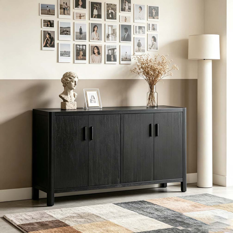 Armoire 4 portes, Black