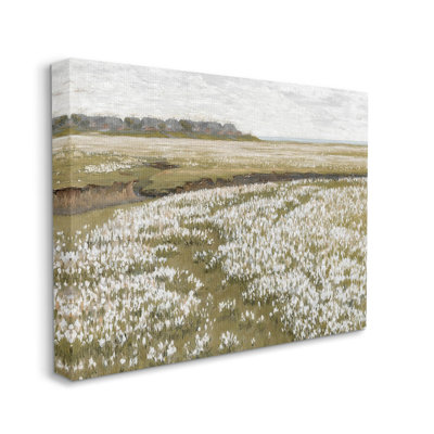 Flower Meadow Landscape Canvas Wall Art By Lettered And Lined