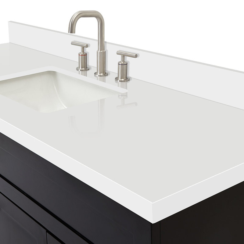 Ensemble de meuble-lavabo simple 61 po Hamlet, Noir