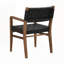 Ensemble de 2 chaises en cuir de polyuréthane et en bois d'hévéa robuste-1734691525