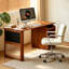 Bureau rectangulaire en bois massif cerisier-1837618808-1837618811