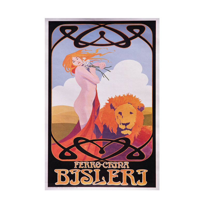 «Italian School», reproduction d'une toile de Bisleri de 1909, H 47 po x l 30 po
