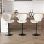 Adjustable Height Counter Stool with Metal Frame-309463933