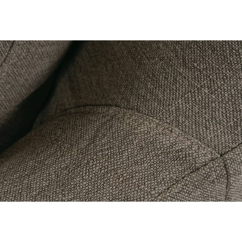 Mocha Noel Slipcovered Swivel Chair, Brown