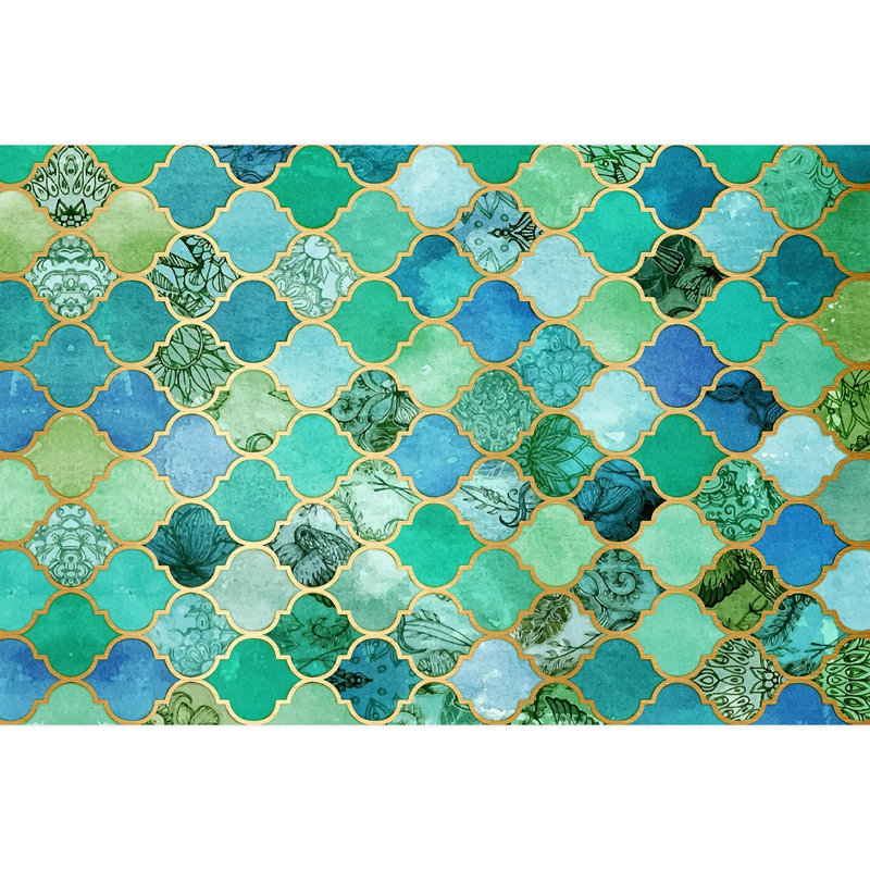 Peel & Stick Geometric Border, 96" L x 144" W