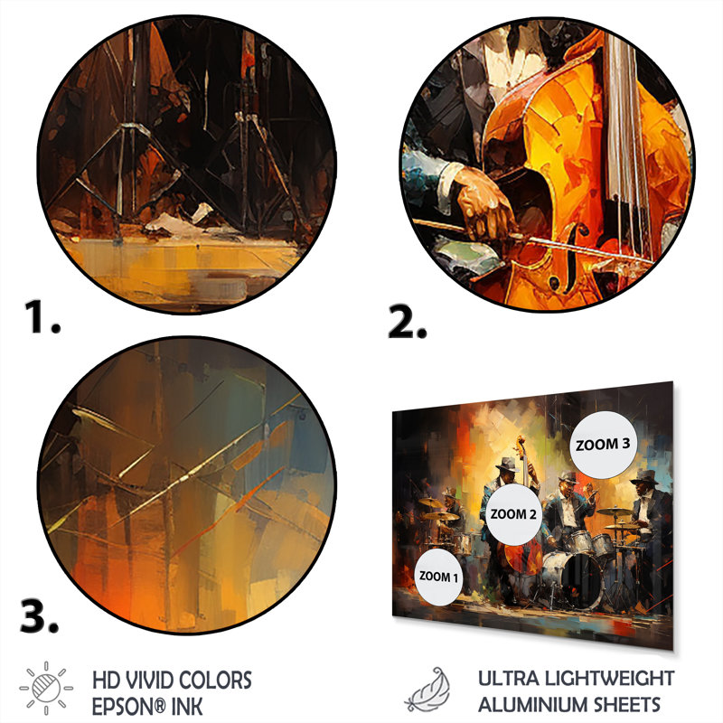 Traditional Entertainment Wall Decor on Metal