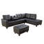 Canapé modulaire avec repose-pieds Plyler-342896543-342896541