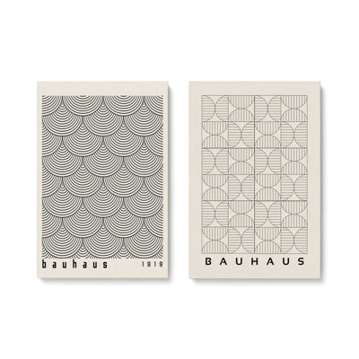 Bauhaus Abstract Precision Set of 2 Prints
