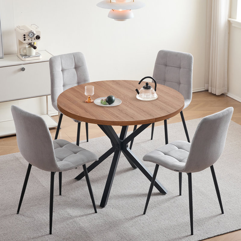 Dining Set, Light Grey