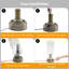 Lampe de table en verre 11,61 po Touched-1448814479