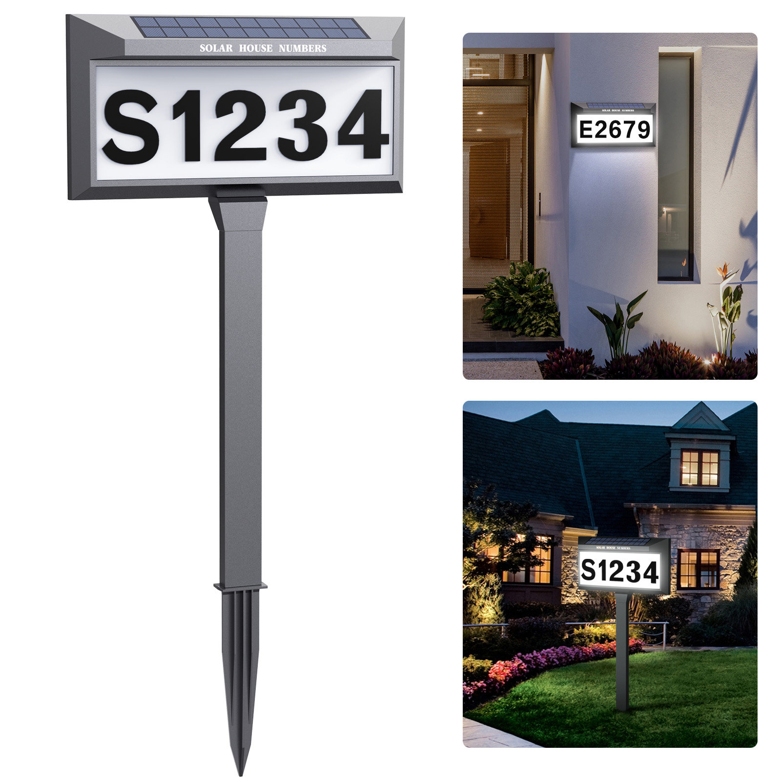 Foreala Rectangle Reflective Address Post & Reviews | Wayfair