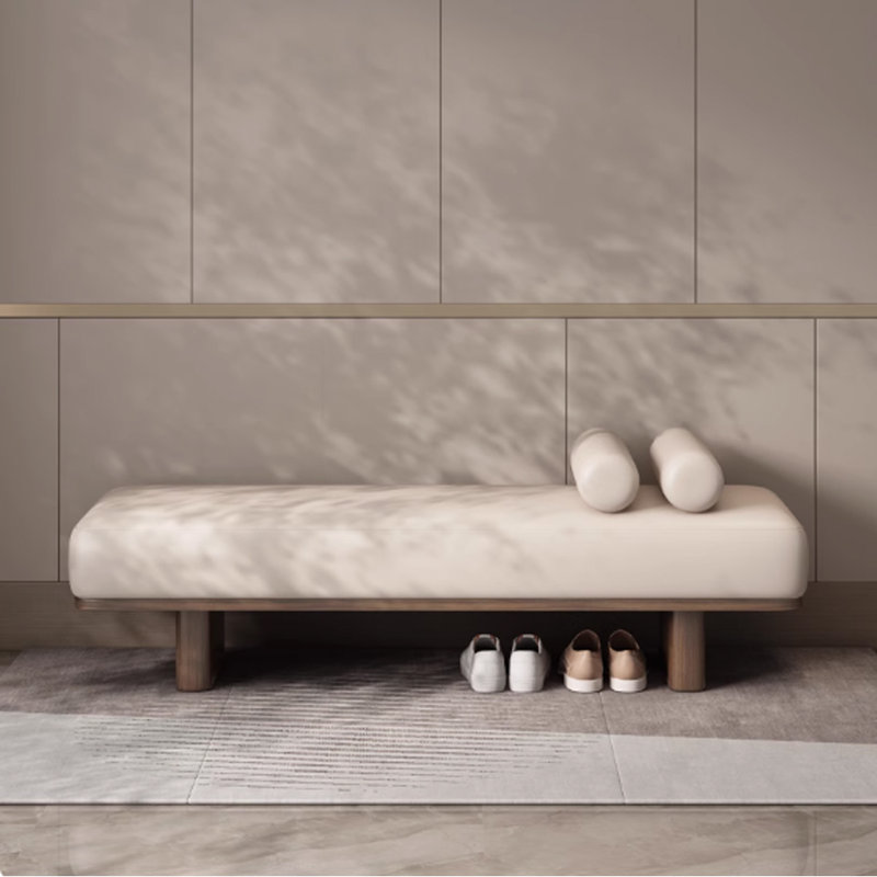 Tabouret de chevet de chambre à coucher en bois massif Living Room