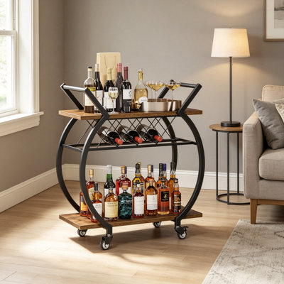 Wine Bottle & Glass Rack