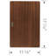 Precision Walnut Compound Cutting Board