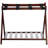 Casual Home Luggage Rack, Walnut, Solid Wood