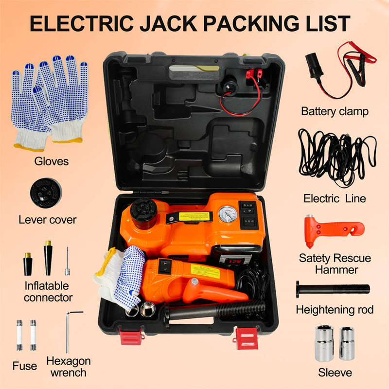 Ensemble de prise électrique pour voiture, 5 tonnes