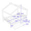 Lit plateforme Bondville par Harper Orchard-728669381