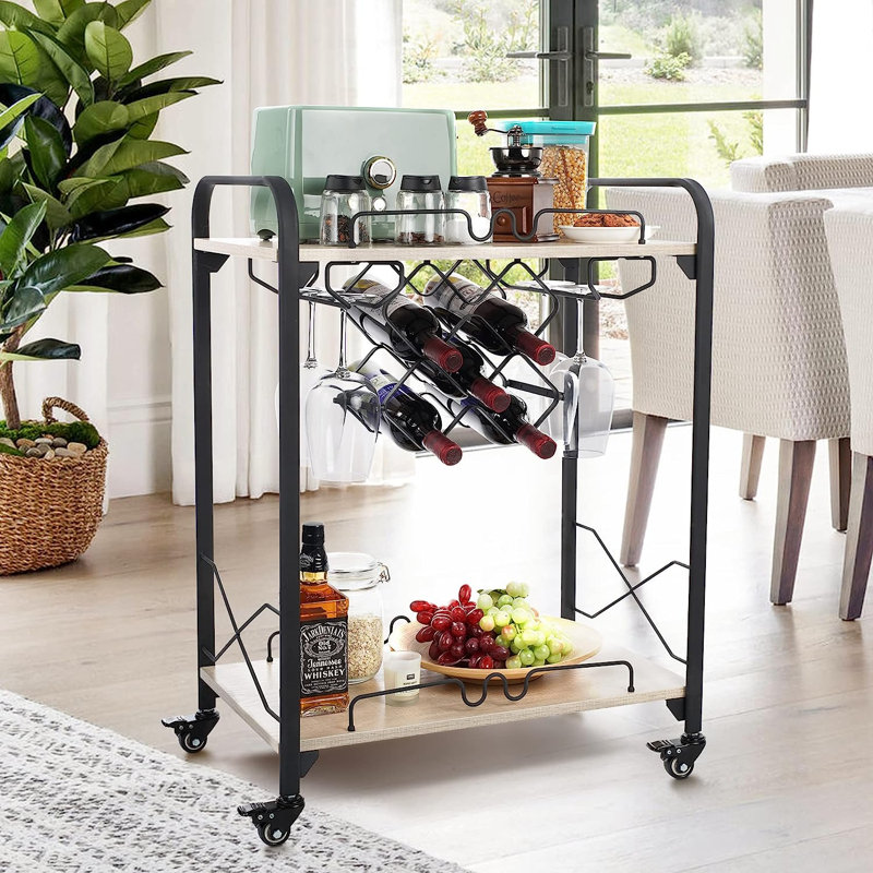 Porte-bouteilles et porte-verres à vin