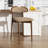 Upholstered Solid Wood Dining Chair With Footrest - Stylish And Comfortable Side Chair-393111506