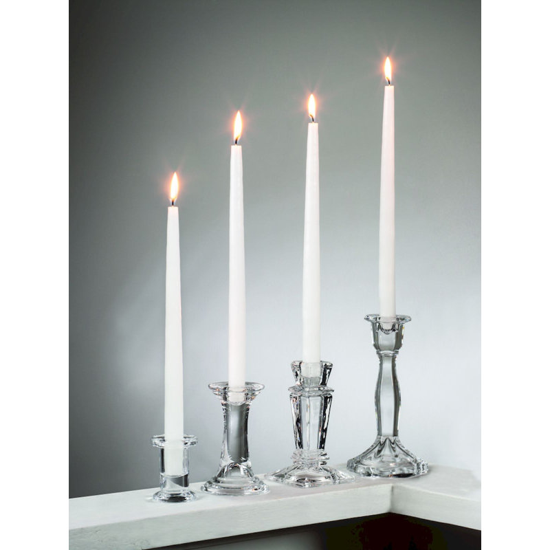 3'' H Glass Tabletop Candlestick