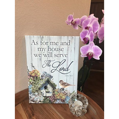 Serve the Lord Canvas Wall Art